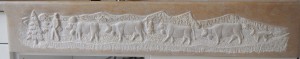 Détail de la poya ( transhumance suisse)